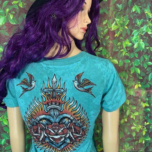 Affliction Women’s T-Shirt - Picture 8 of 10